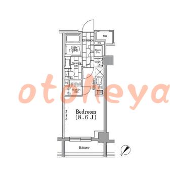 楽器ピアノ可相談 の 賃貸物件 1R 12万円の図面１