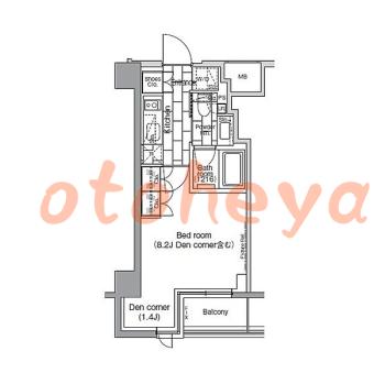 楽器ピアノ可相談 の 賃貸物件 1K 12.1万円の図面１