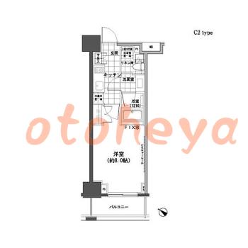 楽器ピアノ可相談 の 賃貸物件 1K 13.7万円の図面１