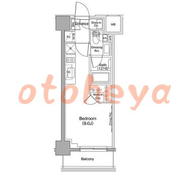 楽器ピアノ可相談 の 賃貸物件 1R 11.2万円の図面１