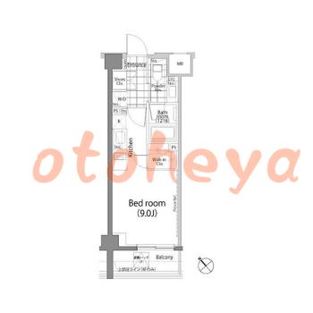 楽器ピアノ可相談 の 賃貸物件 1R 16万円の図面１
