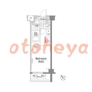 楽器ピアノ可相談 の 賃貸物件 1R 15.9万円の図面１