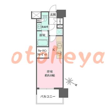楽器ピアノ可相談 の 賃貸物件 1R 14万円の図面１