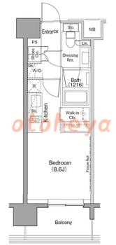 楽器ピアノ可相談 の 賃貸物件 1R 13.2万円の図面１