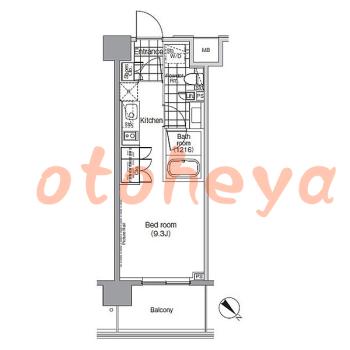 楽器ピアノ可相談 の 賃貸物件 1R 15万円の図面１