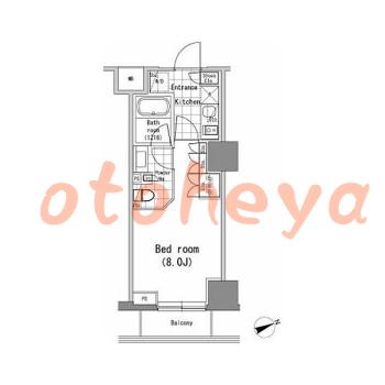 楽器ピアノ可相談 の 賃貸物件 1K 13.5万円の図面１