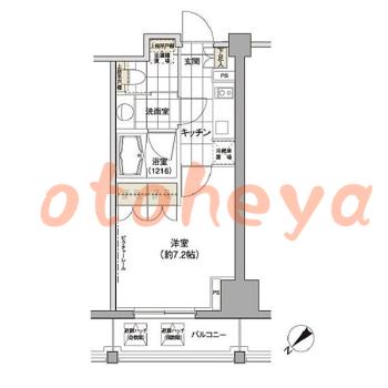 楽器ピアノ可相談 の 賃貸物件 1K 15.2万円の図面１