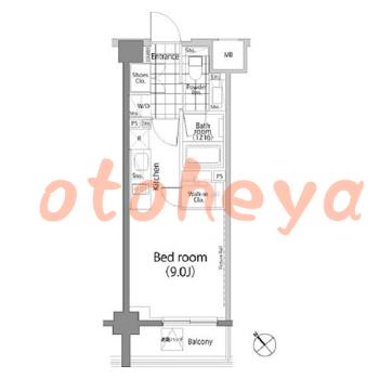 楽器ピアノ可相談 の 賃貸物件 1R 15.9万円の図面１