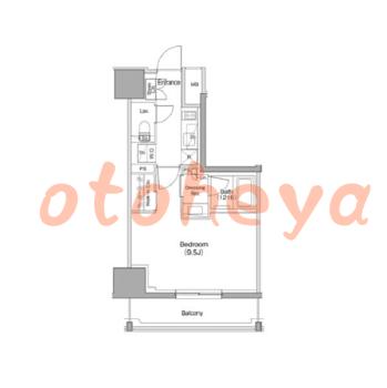 楽器ピアノ可相談 の 賃貸物件 1K 12.9万円の図面１