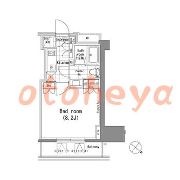 楽器ピアノ可相談 の 賃貸物件 1K 15万円の図面１