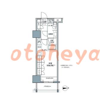 楽器ピアノ可相談 の 賃貸物件 1R 12.4万円の図面１