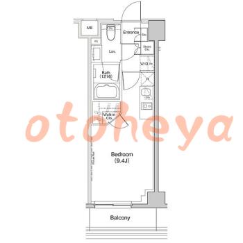 楽器ピアノ可相談 の 賃貸物件 1R 13.8万円の図面１