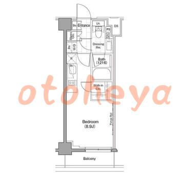 楽器ピアノ可相談 の 賃貸物件 1R 13.9万円の図面１