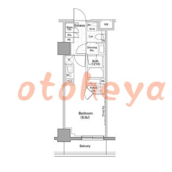 楽器ピアノ可相談 の 賃貸物件 1R 11.3万円の図面１