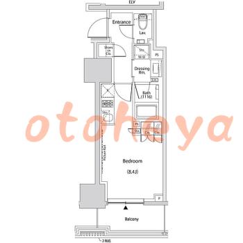 楽器ピアノ可相談 の 賃貸物件 1R 13.8万円の図面１