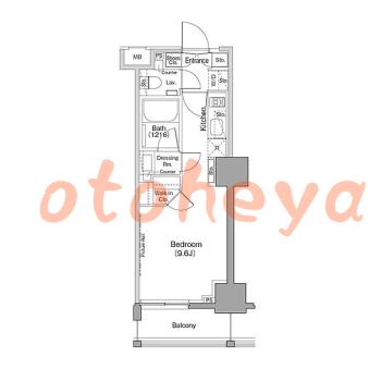 楽器ピアノ可相談 の 賃貸物件 1R 11.8万円の図面１