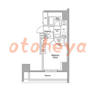 楽器ピアノ可相談 の 賃貸物件 1R 11.6万円の図面１