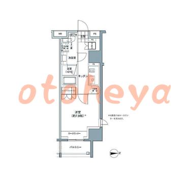 楽器ピアノ可相談 の 賃貸物件 1K 14.1万円の図面１