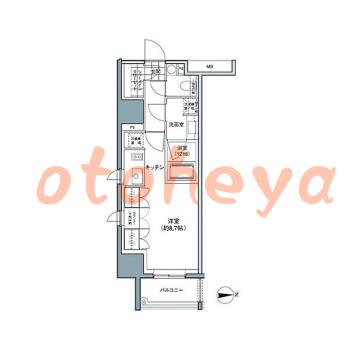 楽器ピアノ可相談 の 賃貸物件 1R 13.7万円の図面１