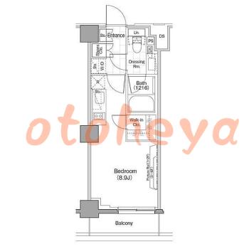 楽器ピアノ可相談 の 賃貸物件 1R 13.9万円の図面１