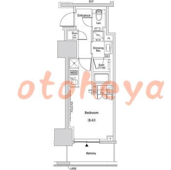 楽器ピアノ可相談 の 賃貸物件 1R 11.4万円の図面１
