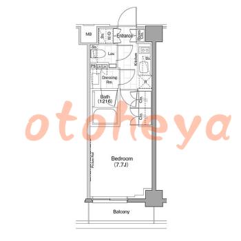 楽器ピアノ可相談 の 賃貸物件 1K 15.1万円の図面１