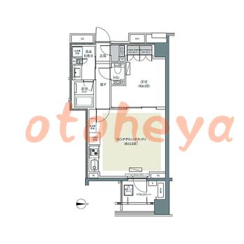 楽器ピアノ可相談 の 賃貸物件 1LDK 22万円の図面1