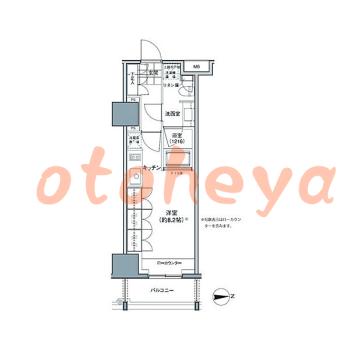 楽器ピアノ可相談 の 賃貸物件 1R 13.5万円の図面１