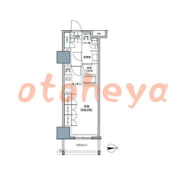 楽器ピアノ可相談 の 賃貸物件 1R 13万円の図面１
