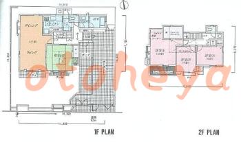 楽器ピアノ可相談 の 賃貸物件 4SLDK 24.5万円の図面１