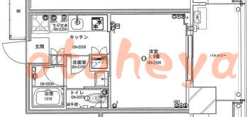 楽器ピアノ可相談 の 賃貸物件 1K 18万円の図面１