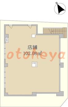 楽器ピアノ可相談 の 賃貸物件  78.1万円の図面１