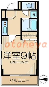 楽器ピアノ可相談 の 賃貸物件 1K 10万円の図面１