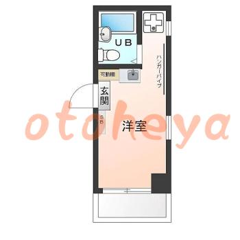 楽器ピアノ可相談 の 賃貸物件 1R 7.9万円の図面１