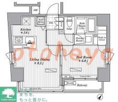 楽器ピアノ可相談 の 賃貸物件 1LDK 17.1万円の写真２
