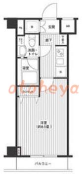 楽器ピアノ可相談 の 賃貸物件 1K 10.8万円の図面1