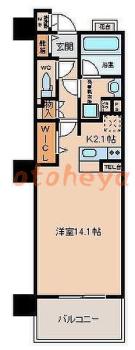 楽器ピアノ可相談 の 賃貸物件 1R 11万円の図面１