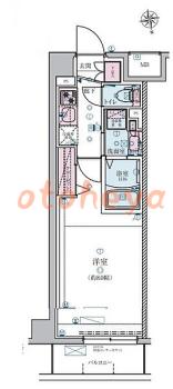 楽器ピアノ可相談 の 賃貸物件 1K 8.45万円の図面１