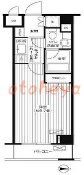楽器ピアノ可相談 の 賃貸物件 1K 11.4万円の図面１