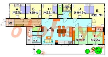 二人入居可能な楽器可相談 の 賃貸物件 1R 4万円の図面１