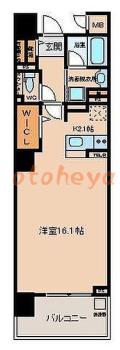 楽器ピアノ可相談 の 賃貸物件 1R 11.7万円の図面１