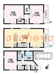 楽器ピアノ可相談 の 賃貸物件 3LDK 19.9万円の写真２