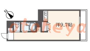 楽器ピアノ可相談 の 賃貸物件 1R 8.4万円の図面１