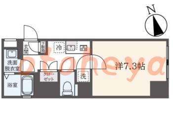 楽器ピアノ可相談 の 賃貸物件 1K 13.5万円の図面１