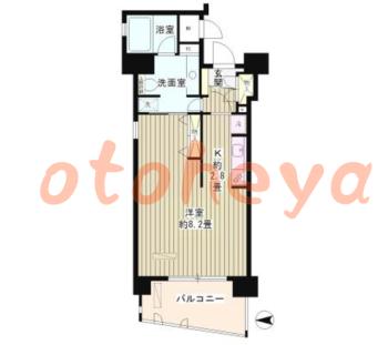 楽器ピアノ可相談 の 賃貸物件 1K 13.8万円の図面１