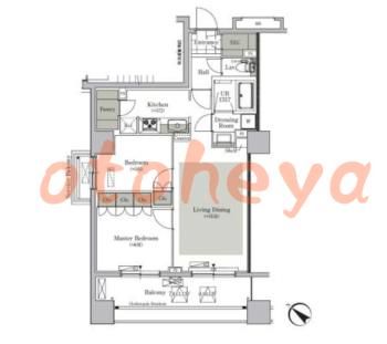 楽器ピアノ可相談 の 賃貸物件 2LDK 20.9万円の図面１