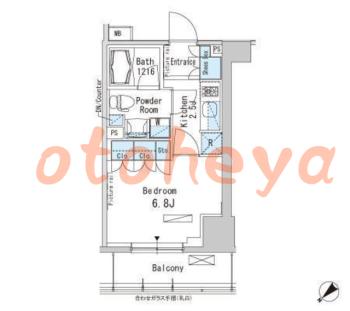 楽器ピアノ可相談 の 賃貸物件 1K 10.5万円の図面１