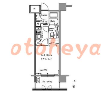 楽器ピアノ可相談 の 賃貸物件 1K 9.4万円の図面１