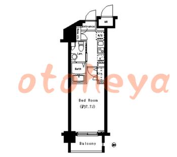 楽器ピアノ可相談 の 賃貸物件 1K 12.9万円の図面１