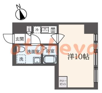 楽器ピアノ可相談 の 賃貸物件 1K 14.2万円の図面１